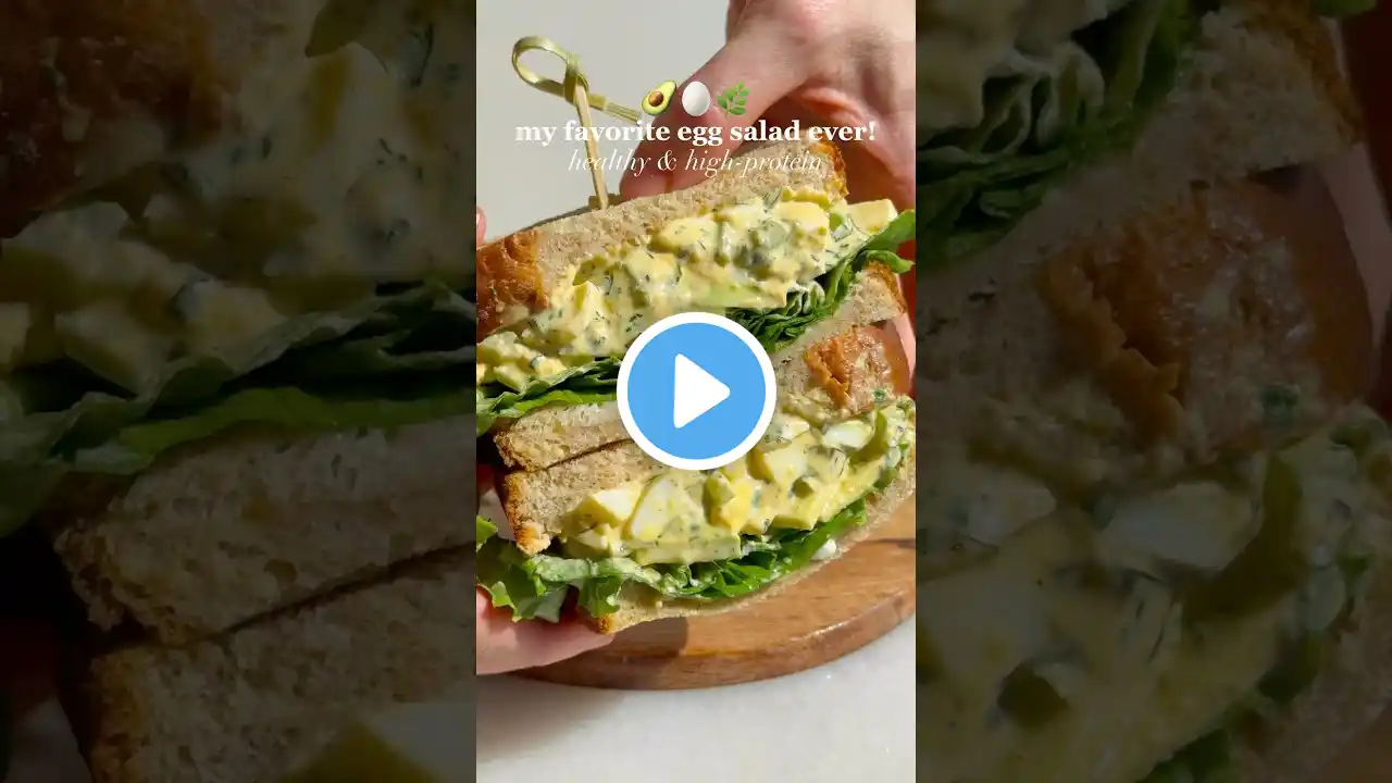 BEST Egg Salad: Click the link in my bio and then select the photo to get the recipe ❤️