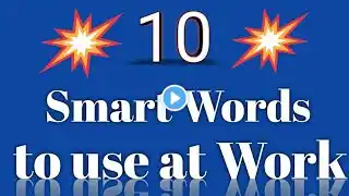 10 Words You Need Right Now to Sound Smart at Work in English☝️by Vaishu Diaries