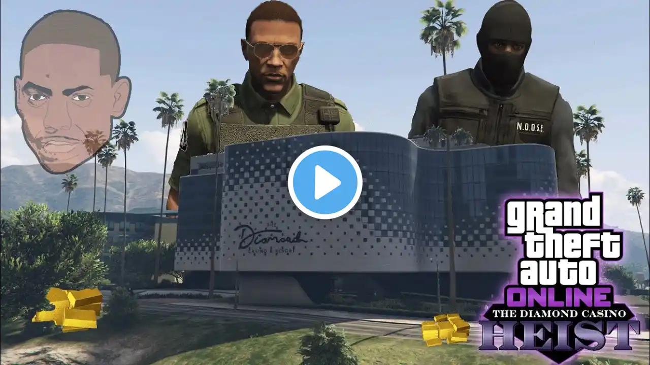 (WORST) GTA V Online- Diamond Casino Heist ($92k)
