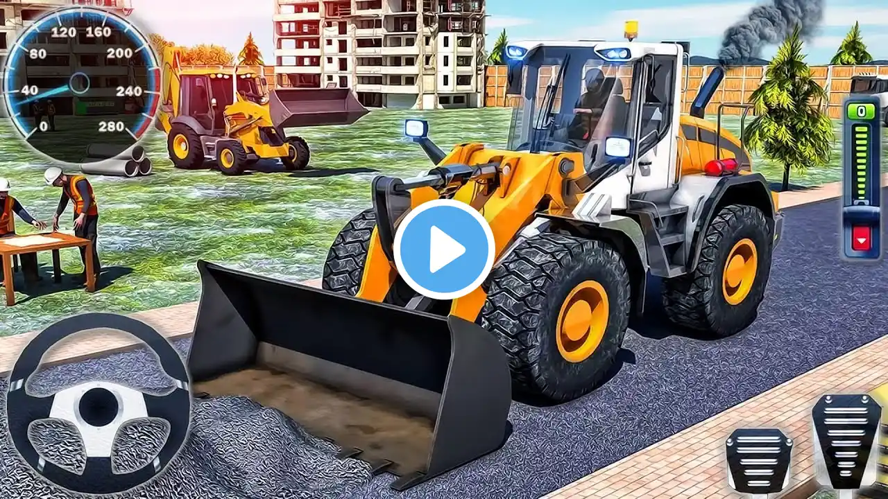 Excavator Loading Simulator 3D - Highway City Road Builder Construction 2025 - Android GamePlay