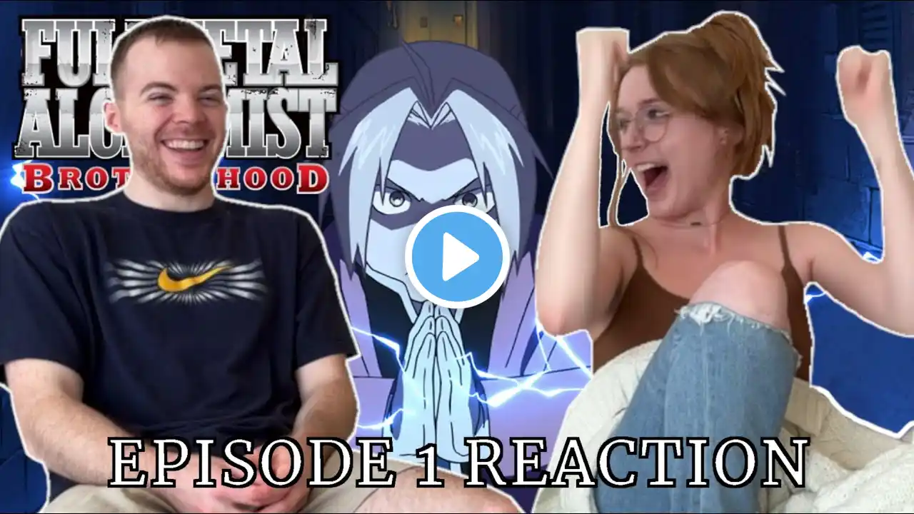 Making My Friend Watch Fullmetal Alchemist: Brotherhood Episode 1 | Reaction/Review