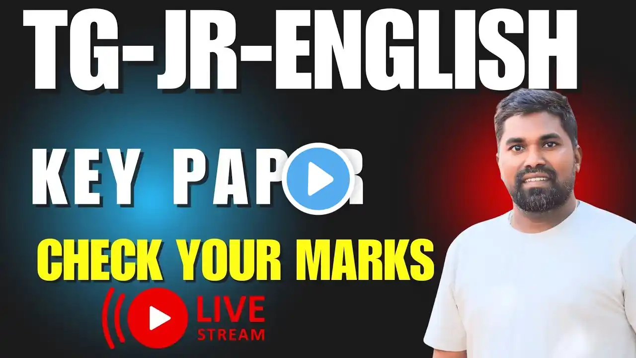 TG First year English Key Paper IPE 2025,TS English 1 Grammar Explaination#Prasadsir