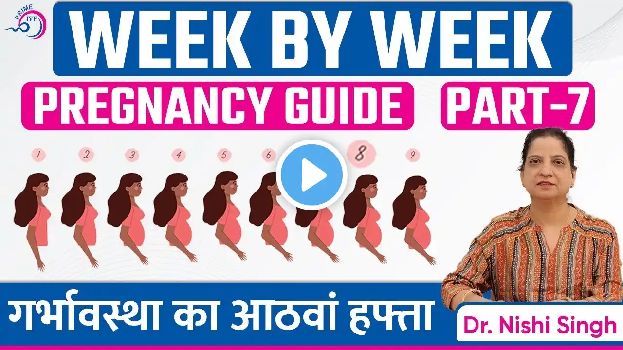 Week By Week Pregnancy Guide (Part 7) | 8th Week Pregnancy | गर्भावस्था का आठवां हफ्ता | Prime IVF