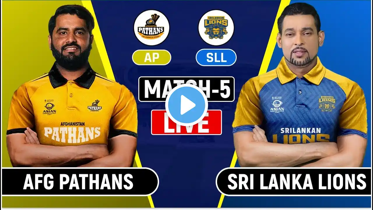 Live: Sri Lankan Lions vs Afghanistan Pathans, Asian Legends League 2025 Live | SSL vs AP Live Score