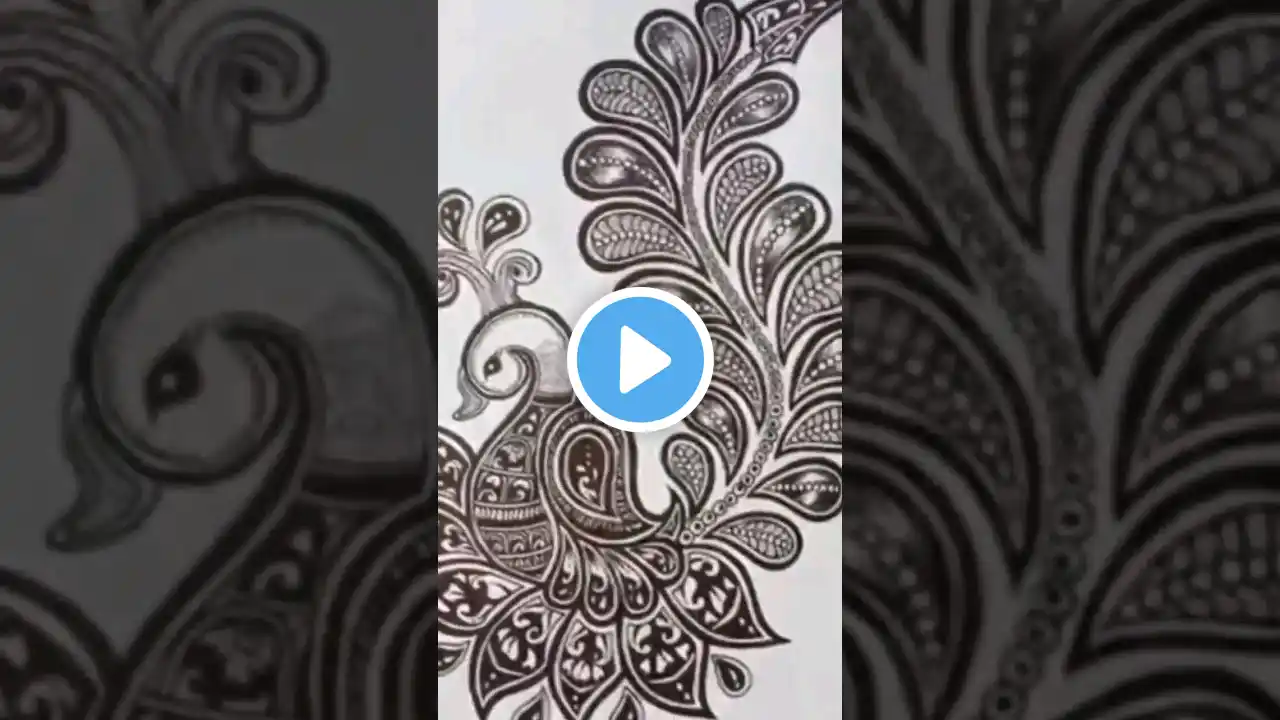 Mandala art for beginners✨💫 ||        simple mandala art #drawing #mandalaart #youtubeshorts #viral🔥