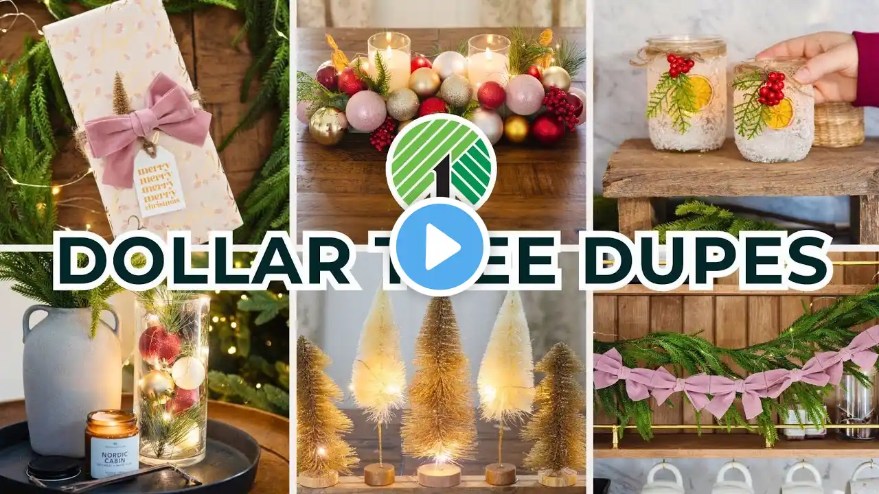 Gorgeous Dollar Tree DIY Ideas for Christmas (Luxury Dupes!)