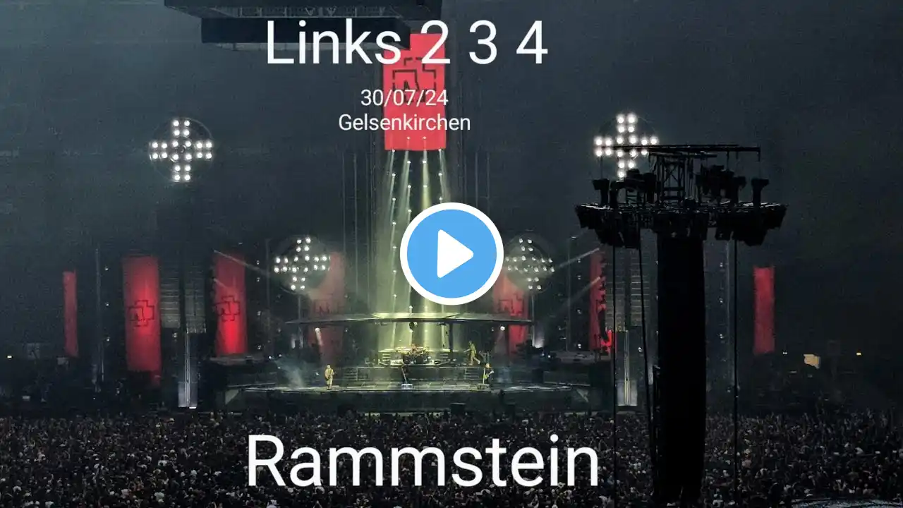 Rammstein - Links 2 3 4 - Live (Veltins-Arena Gelsenkirchen 30/07/24)