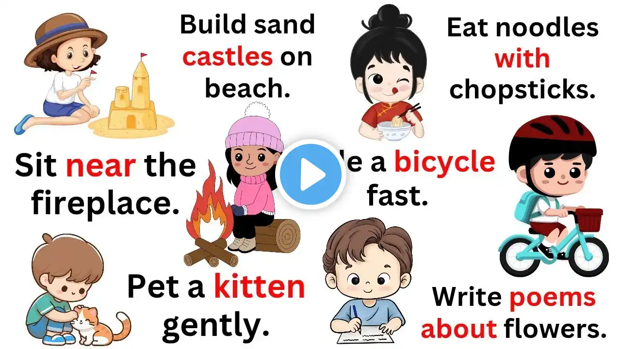 100 Common Daily Use English Sentences | Fun Learning Question Answers