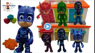 Best Toy Learning Video for Kids with PJ Masks, Preschool Learning, Color Matching Kindergarten