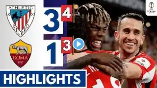 Athletic Bilbao vs Roma 3-1 Highlights And All Goals | Europa League 2025