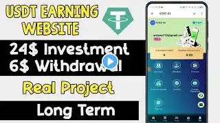 New Usd Mining Website 2025 - Earn Free Usdt - Today Best Investment Project 2025