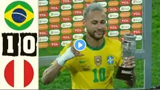 Brazil vs Peru 1-0 Neymar Highlights & All Goals English Commentary