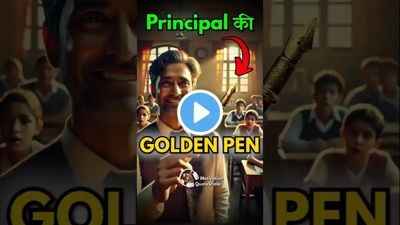 10,00,000 Rs की Golden Pen 😱 Best Motivational Story #studymotivation