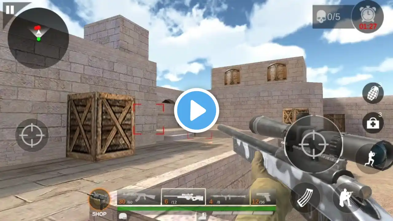 Critical Shooters Zombie FPS Weapon 1-6