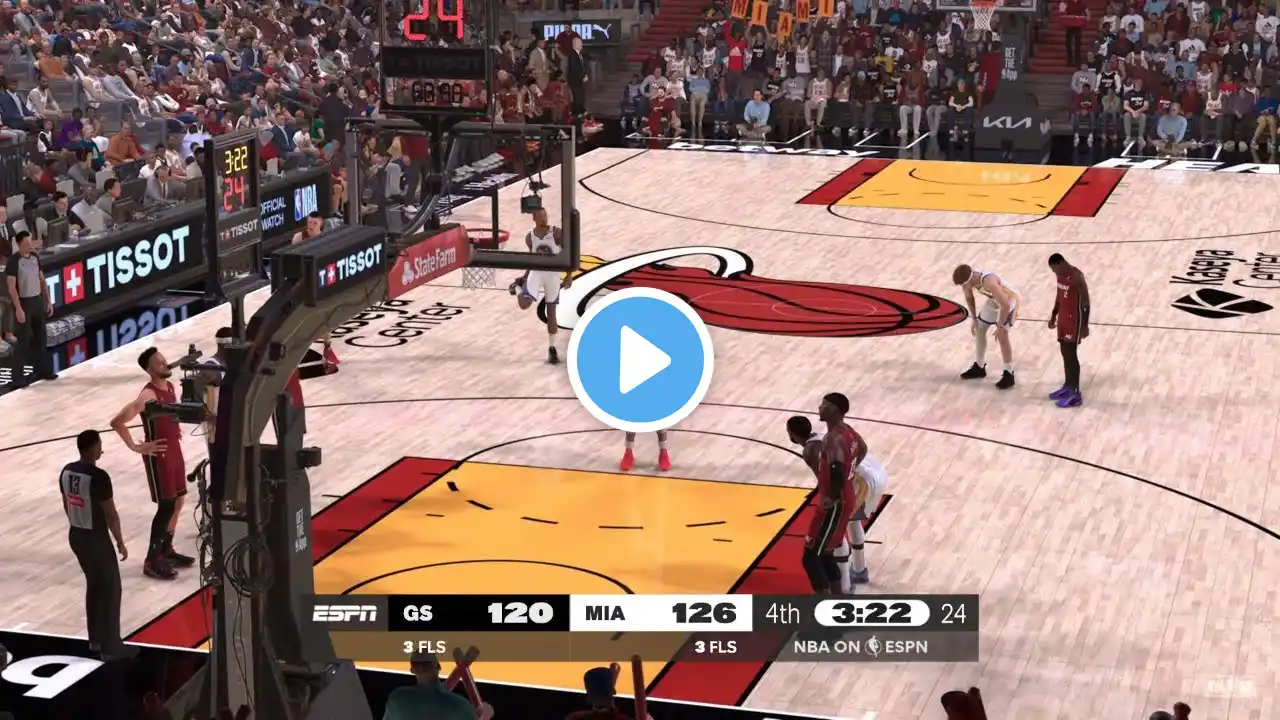 NBA LIVE! Golden State Warriors vs Miami Heat | March 17, 2025 | Warriors vs Heat 2K25