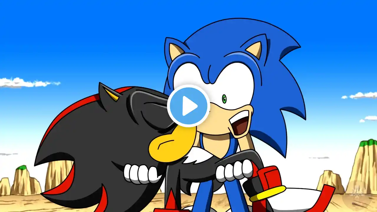 Sonic and Shadow vs Goku and Vegeta Part 2 - MULTIVERSE WARS 🥏💥🐉