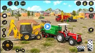 Excavation Highway 🤑 3D Road  #Construction #jcb #Simulator JCB 4X4 offroad Driving Android Games