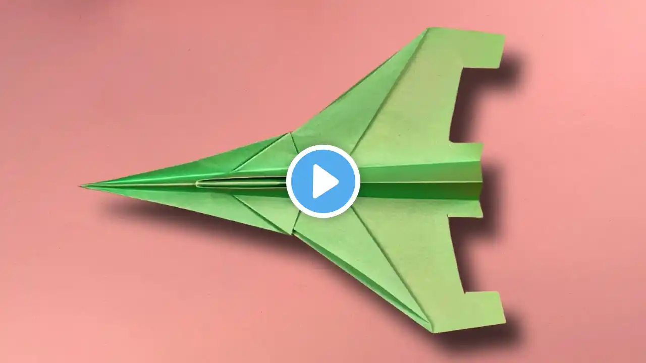 Best Jet Paper Plane Flies a Far | Making a Paper Airplane