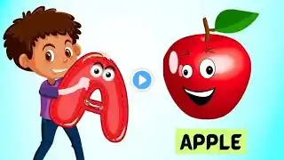 a for apple, b for ball, c for cat, a to z, alphabet fun world, Phonics Song-75