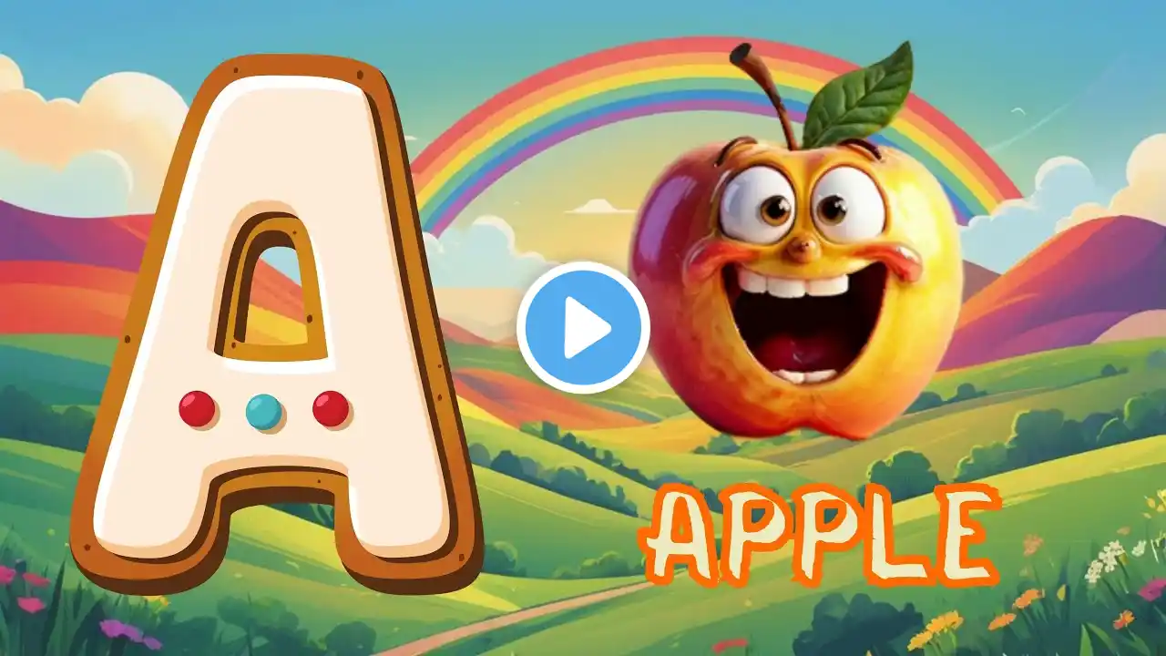 🎤 ABC Phonics Song 🔠 A for Apple 🍏 Airplane ✈ | Fun Alphabet Learning for Kids! 🚀🎵