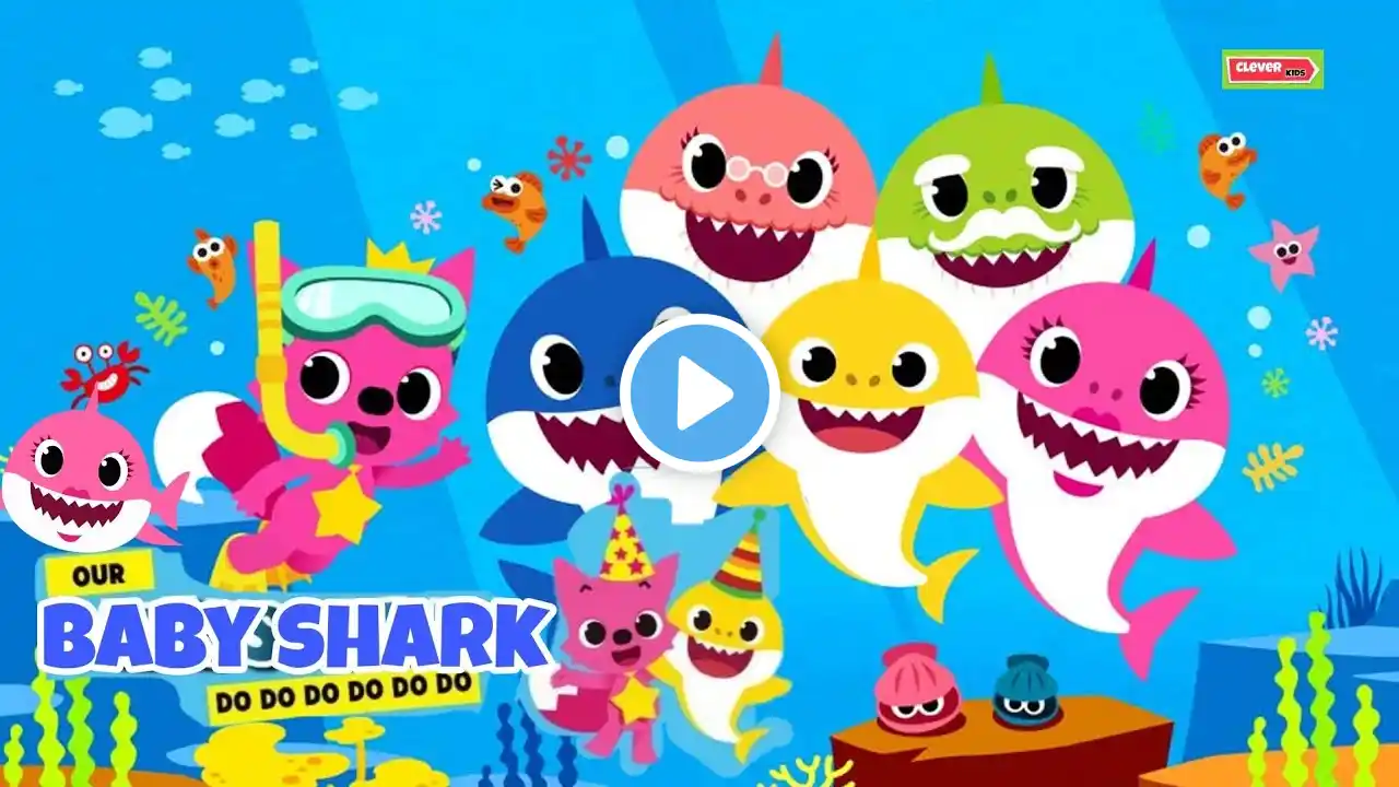 Tiny Ocean Tunes: Adventures with Baby Shark Junior || Baby Shark's Rhymes Bubble and Beats #kids