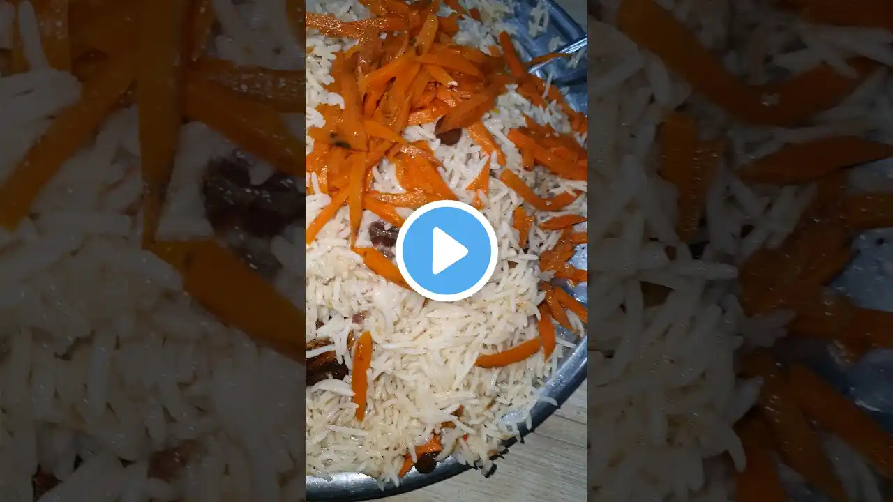 kabuli pulao ❤#shorts #food #viral #shortsfeed #youtubeshorts