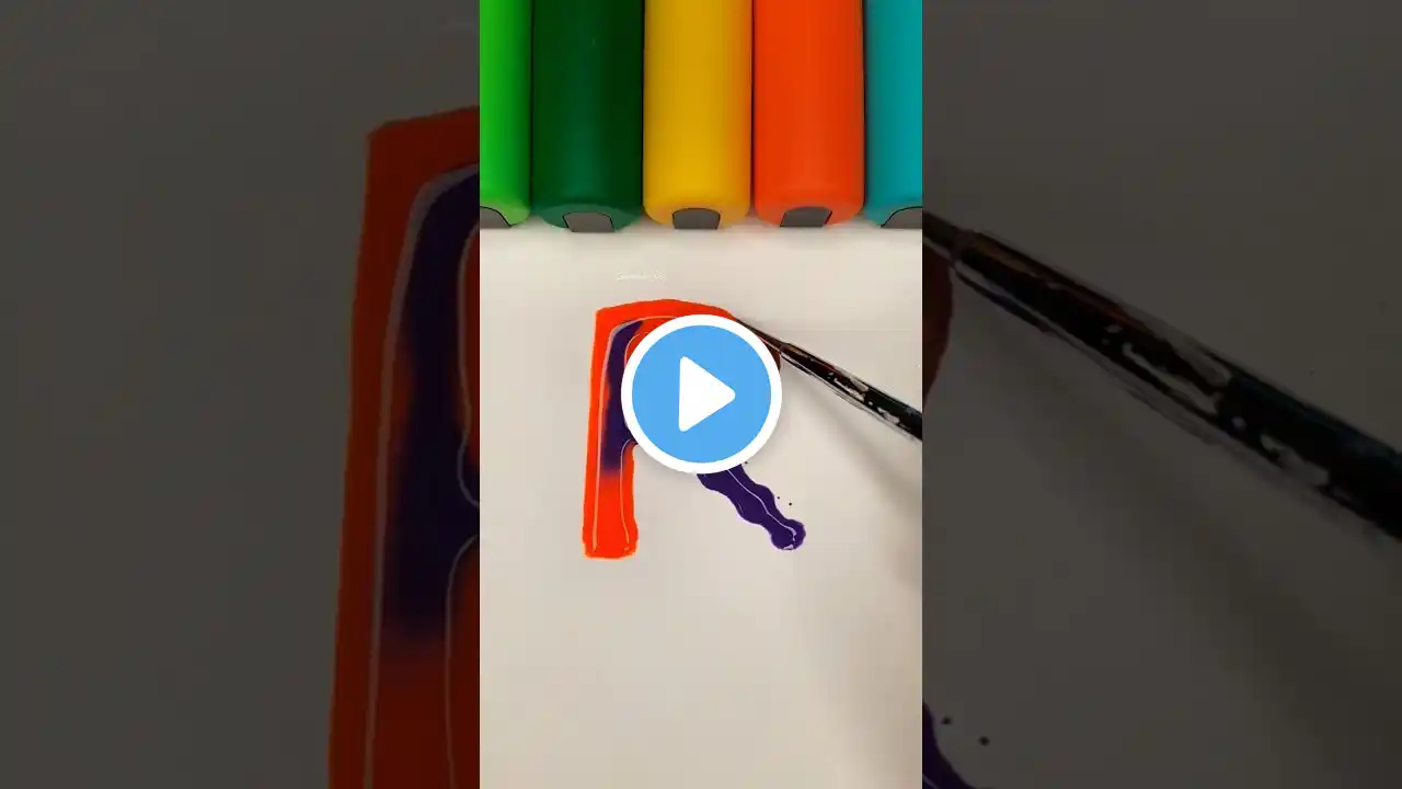 Art Color Drops 🎨✨️ || What letter should do next?!🤔