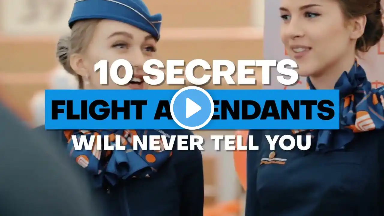 Top 10 Flight Attendant Secrets They Don't Want You To Know - Watch Now!