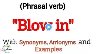 meaning of blow in | blow in meaning in hindi | momentous english