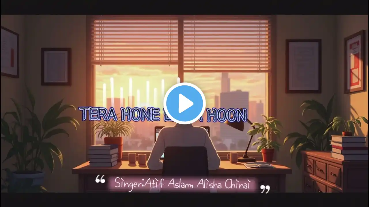 TERA HONE LAGA HOON(Lofi Version) __SINGER:Atif Aslam, Alisha Chinai