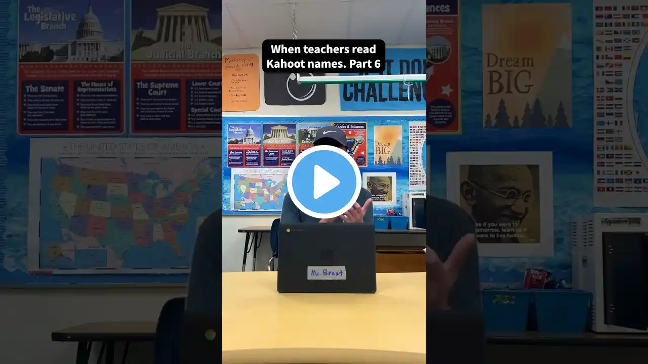 When teachers read Kahoot names. Part 6 #funnyshorts #lol