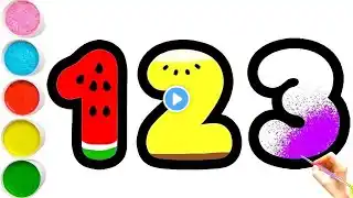 123|Number Counting|123 Song For Kids|1-100 Writing Practice In English#shibbukidslearningcorner