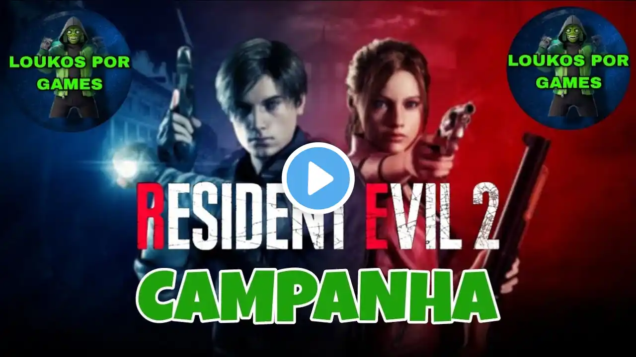 RESIDENT EVIL 2 REMAKE - CAMPANHA - CLAIRE "B" - PADRÃO - ATÉ ZERAR !!!! #PS4