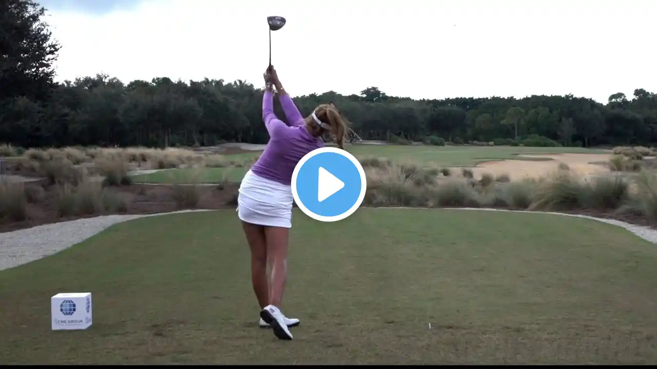 Golf swing || ALISON LEE 120fps DTL SLOW MOTION DRIVER GOLF SWING