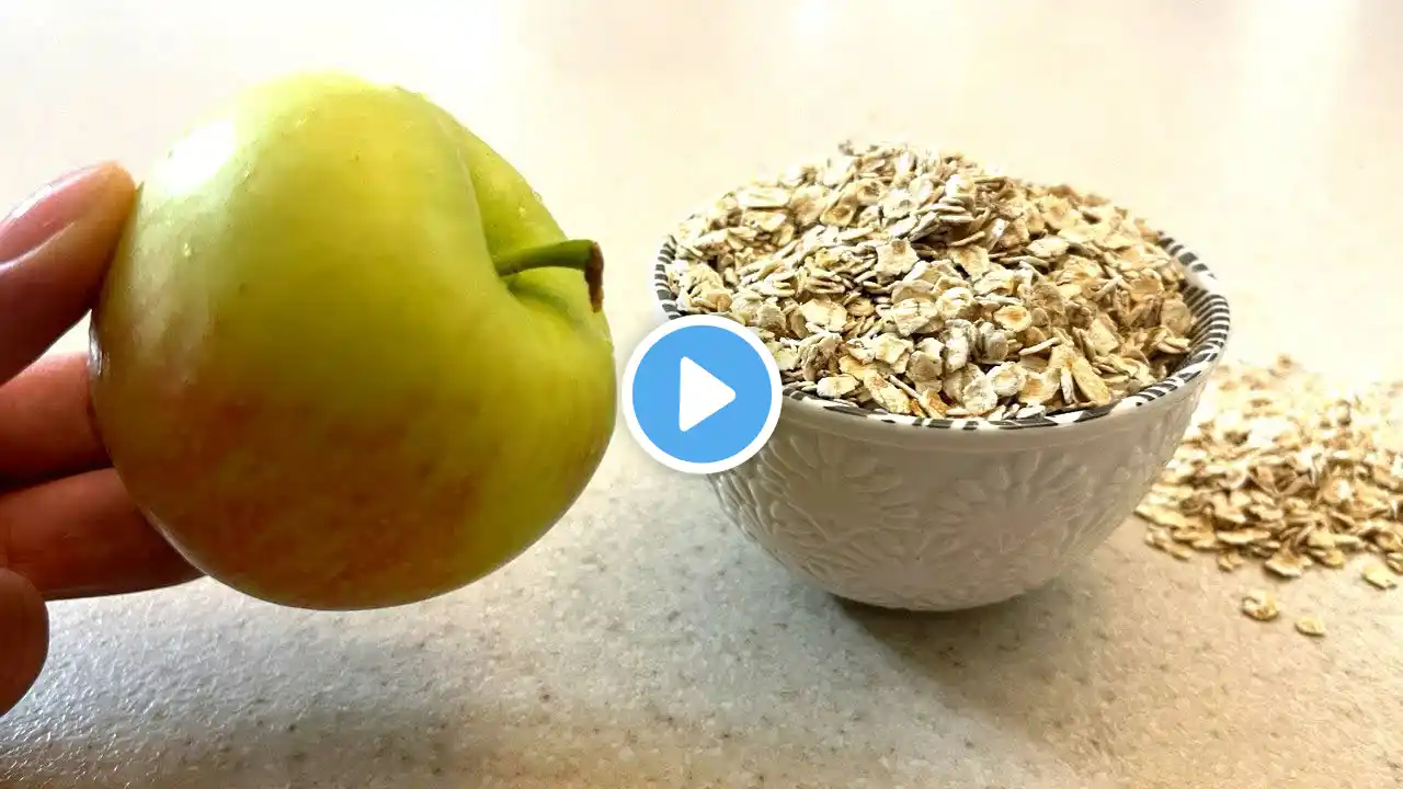 Do you have Oats and Apples? Healthy Dessert in Minutes! No- Flour, No Sugar!