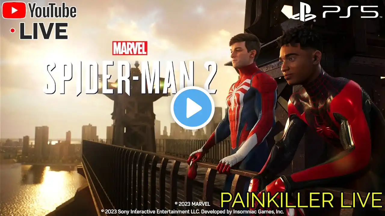 Spider-Man 2 PS5 Live #1 | The Journey Begins! | Painkiller Play