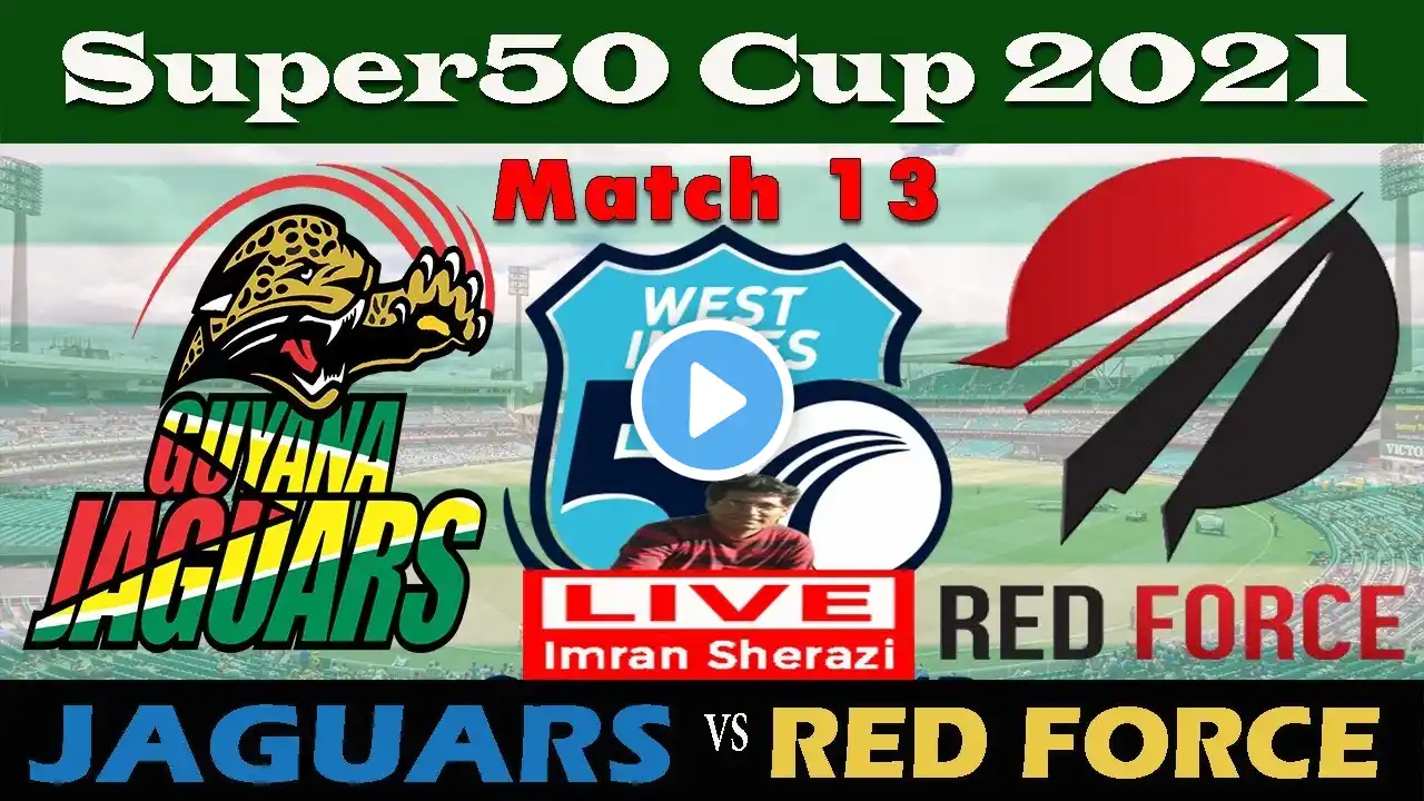Live GUY vs TNT | Guyana Jaguars vs T&T Red Force | Super 50 Cup | Live Scorecard