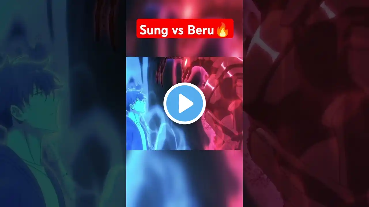 Sung Jin Woo vs Beru edit #jeju #island #arc #sololeveling #anime