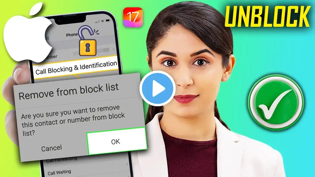 How To Unblock Any Blocked Contact Number on iPhone Running iOS 16/17 [ 2024 ]