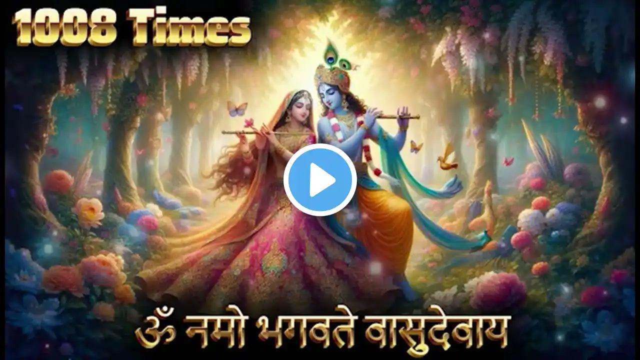 सुख समृद्धि दायक महामंत्र | ॐ नमो भगवते  Vishnu Mantra  | Om Namo Bhagavate Vasudevaya 1008 - 126