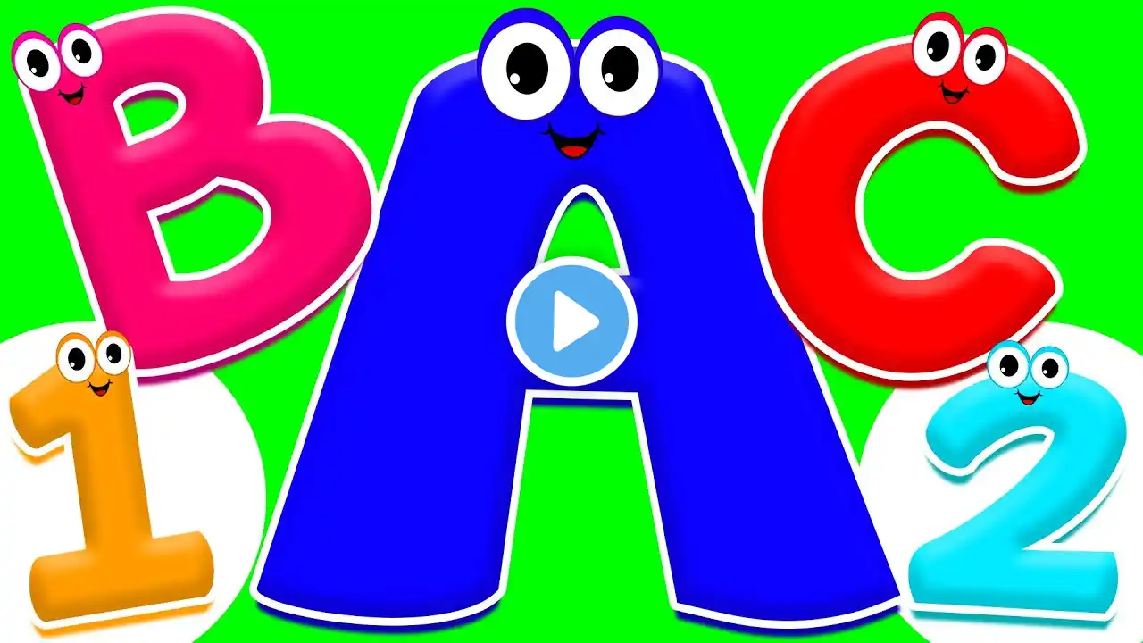 Learn ENGLISH Alphabet FAST with ABC Phonics | Learn Numbers | One Two Three Song | #abcsong