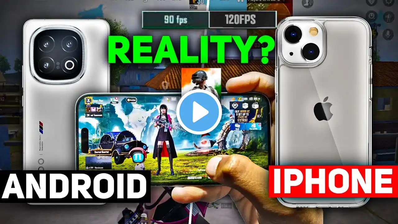 iPhone vs Android for BGMI/PUBG in 2025 ⚡ 120 FPS Battle! Which is Better?