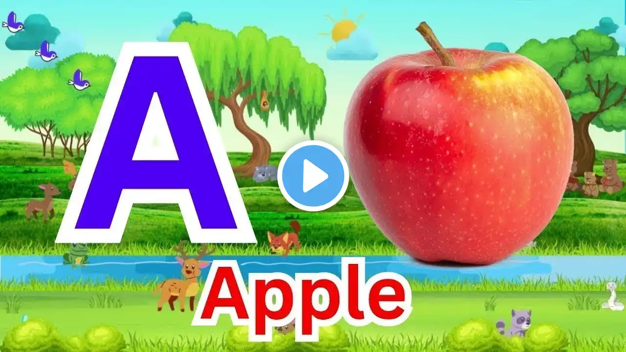 Phonics Song 2 with TWO Words in 3D   A For Airplane   ABC Alphabet Songs & Sounds 154