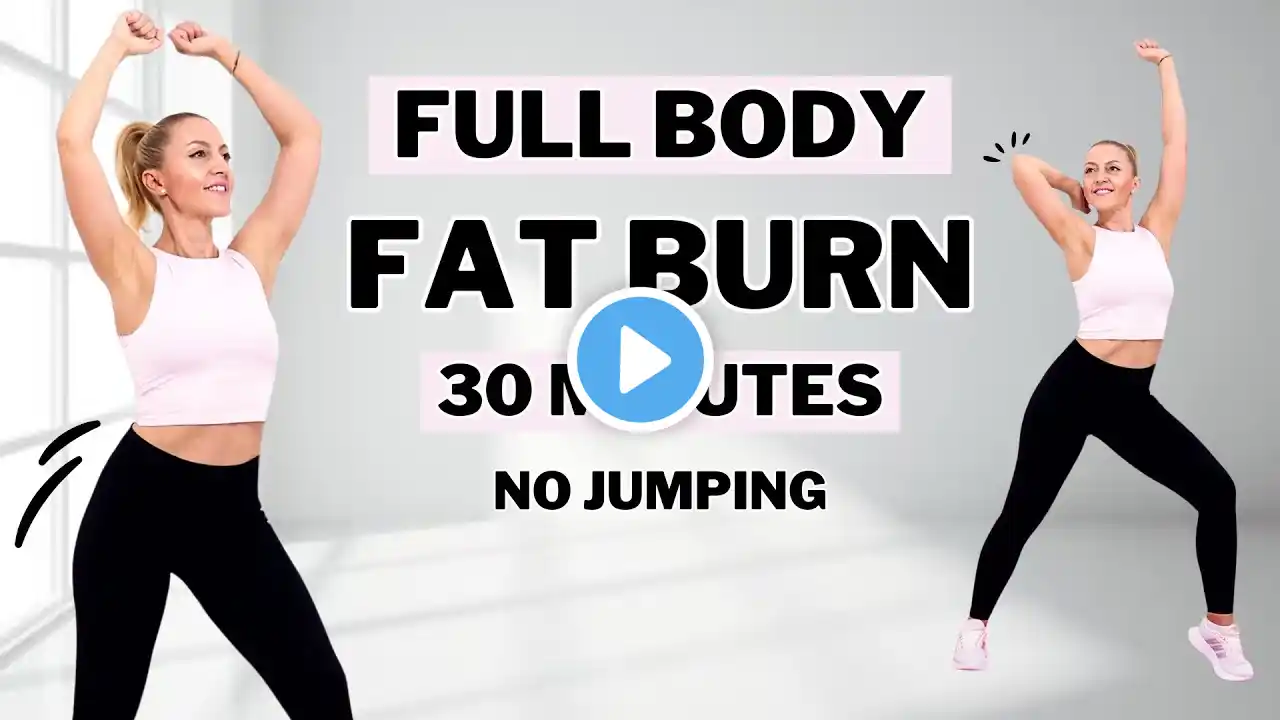 š„30 Min FULL BODY FAT LOSSš„All Standing + No Jumping HIITš„No Repeat š„No Equipmentš„