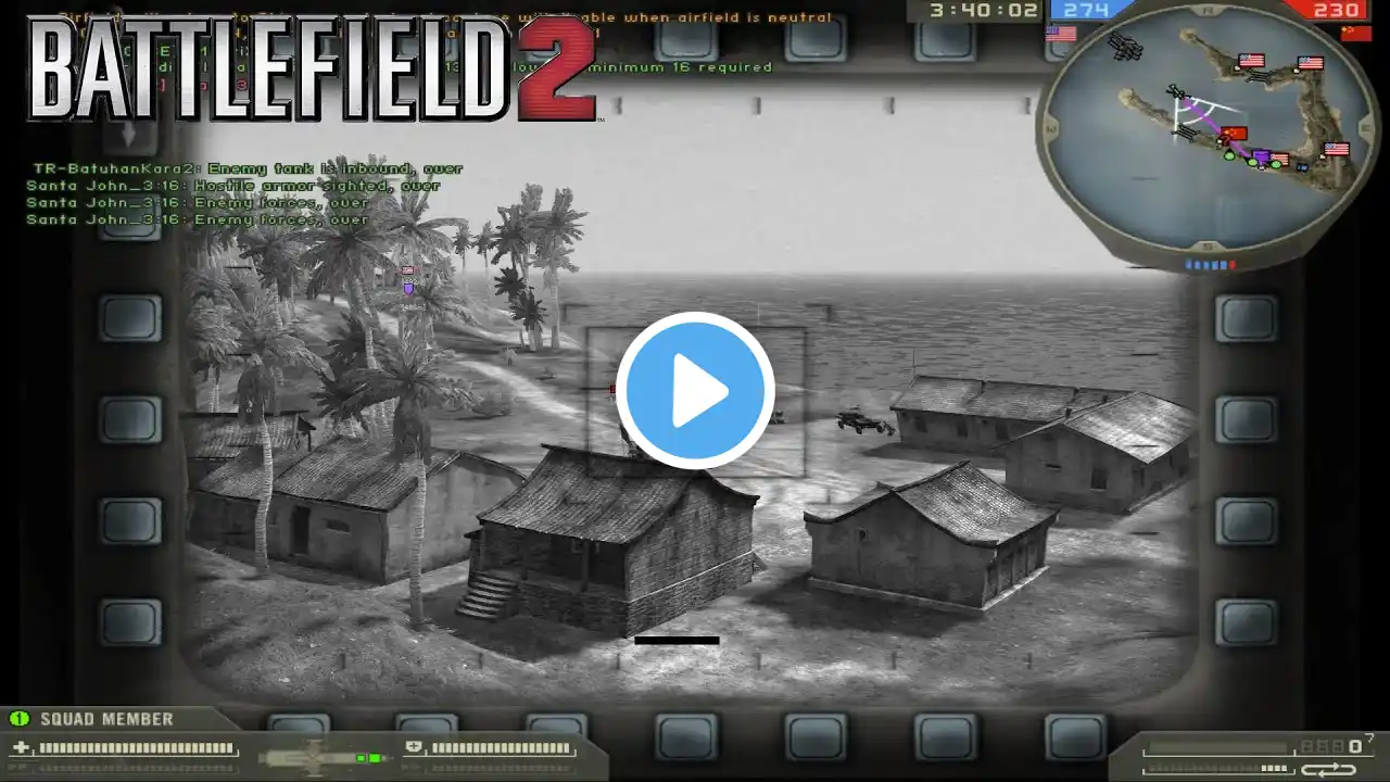 Battlefield 2 Wake Island 2023 Gameplay Online (No Commentary)