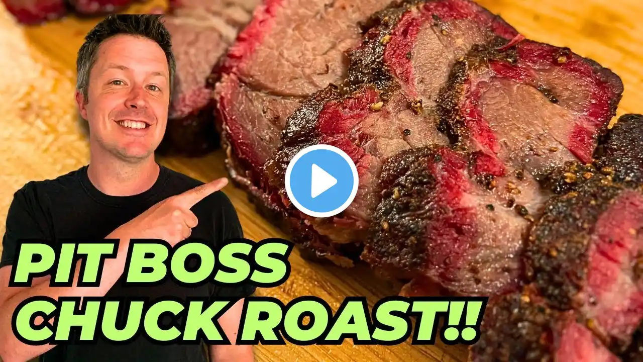 Smoked CHUCK ROAST on a Pit Boss Pellet Grill! | The Poor Man's Brisket!