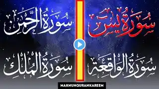 Surah Yasin | Surah Rahman | Surah Waqiah | Surah Mulk | Quran Sharif Recitation | Arabic Text