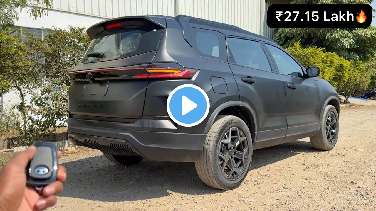 Tata Safari Stealth Edition 🔥 | 2025 Detailed Review