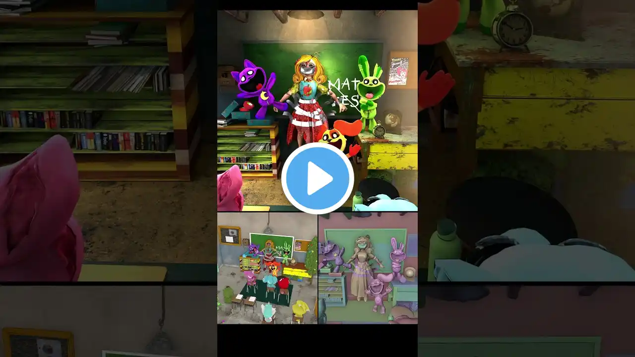 MISS DELIGHT IS BULLIED - POPPY PLAYTIME CHAPTER 3 #4k #catnap #animation #funny #poppyplaytime