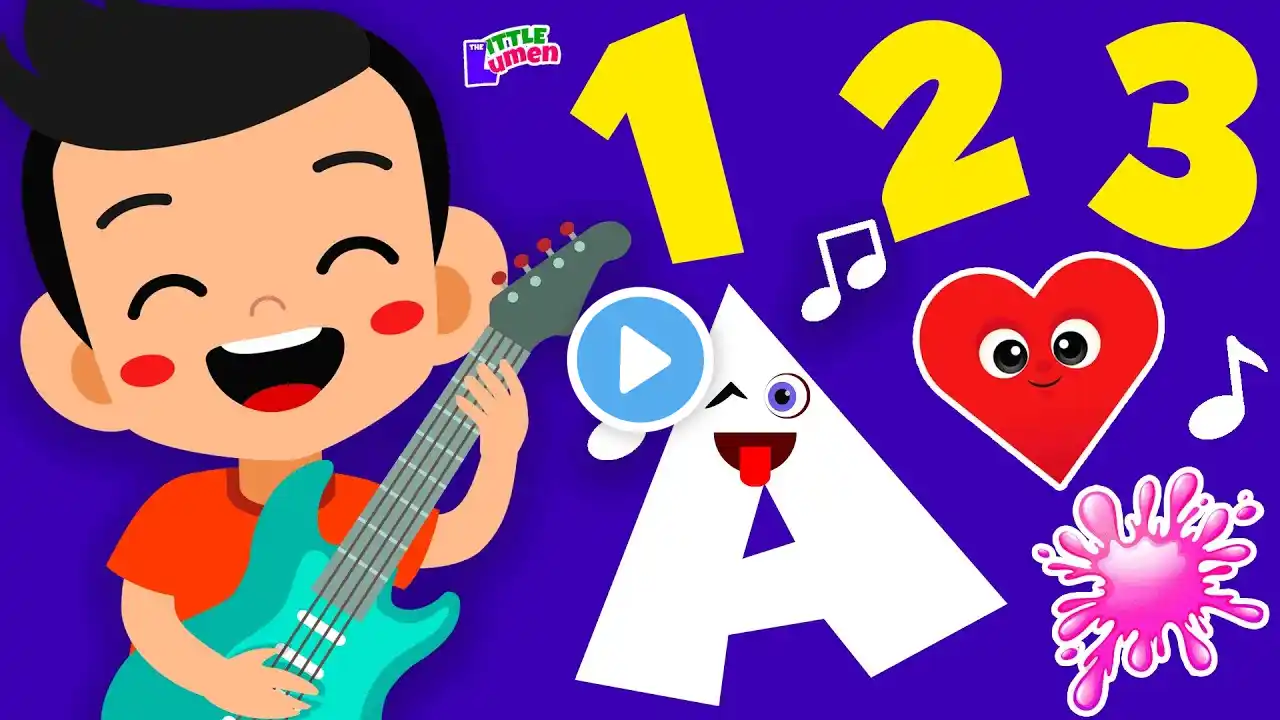 Best Educational Videos For Kindergarten | ABC and 123 Learning Videos | A to Z Learning Video